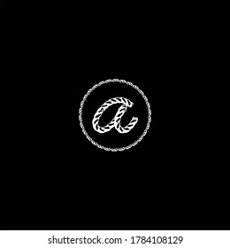 A letter logo emblem design