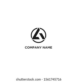 letter A logo eps vector