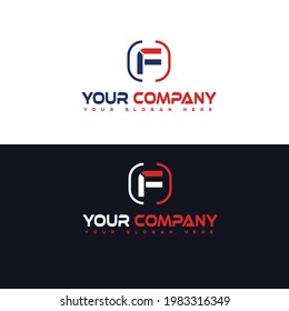 Letter Logo - F Letter Alphabet Logo Design Template