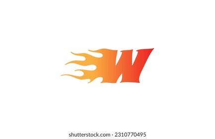 Logo für Buchstaben, Brandflamme Logo Design Flammenlogo. Logo-Briefing-Konzept-Vektorgrafik