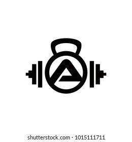 letter logo fitness vector template download