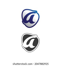 Diseño de ilustraciones de iconos de vectores de plantillas de letras y tipos de letra