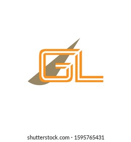 the letter logo G L, can be used for your company logo