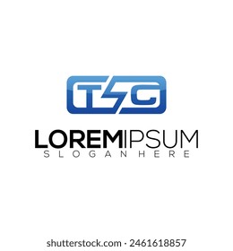 letter logo gradient color full illustration, combination