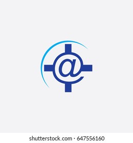 letter logo, icon arrow