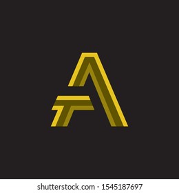 Letter A logo icon. Creative concept Letter A logo design.