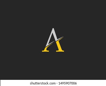 Letter A Logo icon. Creative  Design with dot shape letter A for business, technology, finance, network, start up and more brand.