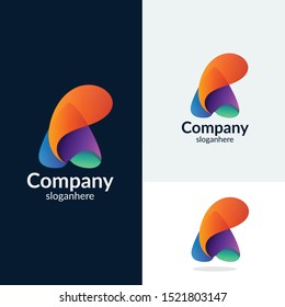 Letter A Logo icon. Creative Design with dot shape letter A for business, technology, finance, network, start up and more brand.