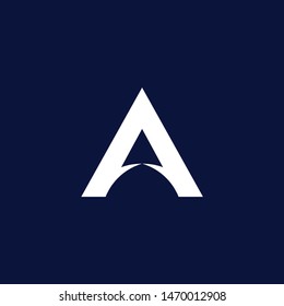 A letter logo and icon design