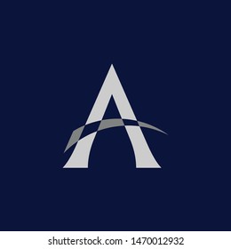 A letter logo and icon design