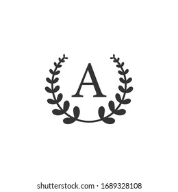 Diseño de icono de logotipo Carta A 
