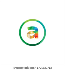 A letter logo icon design