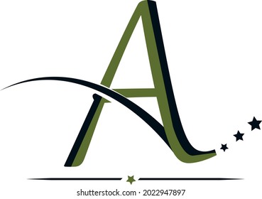 logotipo de letra y diseño de iconos