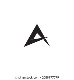 Letter A logo or icon design