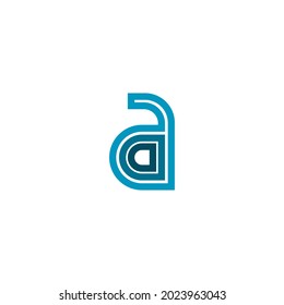 Letter A logo icon design concept illustration