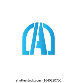 Letter A logo icon design creative