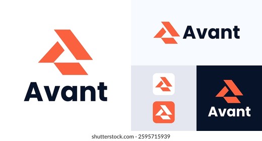 Letter A logo icon design, Creative simple modern icon A for identity symbol, Letter A vector premium illustration, Initial A logo for Business identity, Technology, Construction, Architecture, ETC.