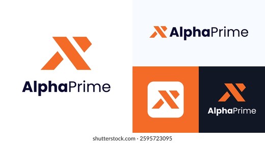 Letter A logo icon design, Creative simple modern icon A for identity symbol, Letter A vector premium illustration, Initial AP logo for Business identity, Technology, Construction, Architecture, ETC.