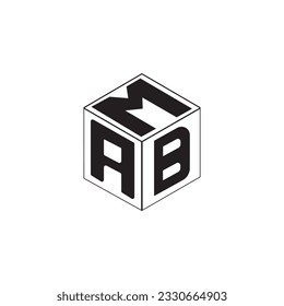 Diseño del icono del logotipo de la carta en Cube.