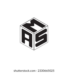 Logo-Design des Briefes in Cube.