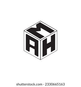 Diseño del icono del logotipo de la carta en Cube.