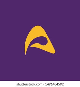 Letter A logo icon design element