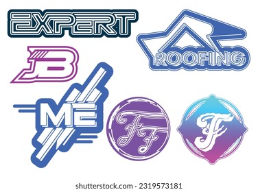 Logo und Symboldesign-Set 2