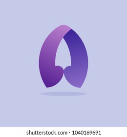 a letter logo icon design template element