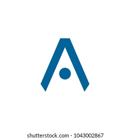 Letter A logo icon design template elements. Vector color sign.
