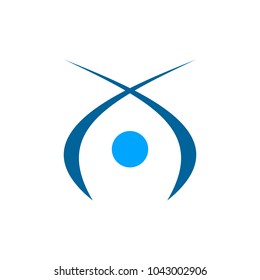 Letter A logo icon design template elements. Vector color sign.
