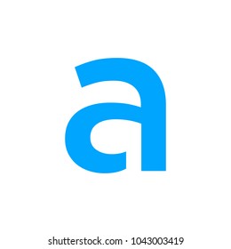 Letter A logo icon design template elements. Vector color sign.