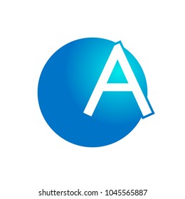 Letter A logo icon design template elements - vector sign