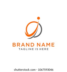 Letter I logo icon design template elements - vector sign. Business card templates.