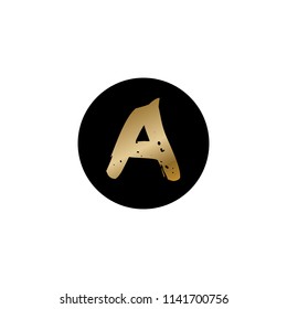 Letter A logo icon design template elements