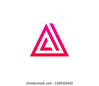 Letter A logo icon design template elements - vector sign