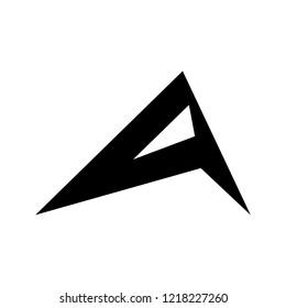 Letter A logo. Icon design. Template elements - vector sign