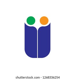 Letter I logo icon design template elements 