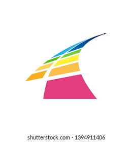 Letter A Logo Icon Design Template Elements