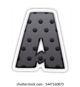 Letter A logo icon design template elements - vector sign. Business card templates.