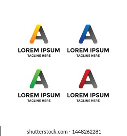 Letter A logo icon design template elements - vector sign.