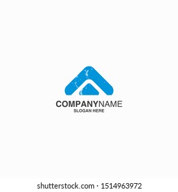 
Letter A Logo Icon Design Template Stock Vector