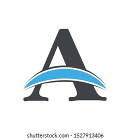Letter A logo icon design template element