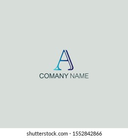 Letter A Logo icon design Template elements