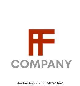 letter IF logo icon design template sign