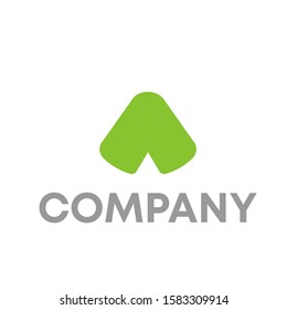 letter A logo icon design template sign
