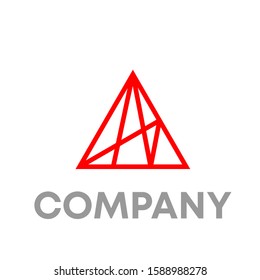 letter a logo icon design template sign