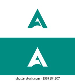 Letter A logo icon design template elements