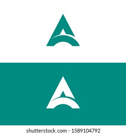 Letter A logo icon design template elements
