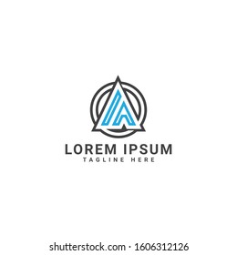 Letter A Logo Icon Design Template Element for all business purpose.