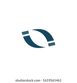 Letter I logo icon design template elements